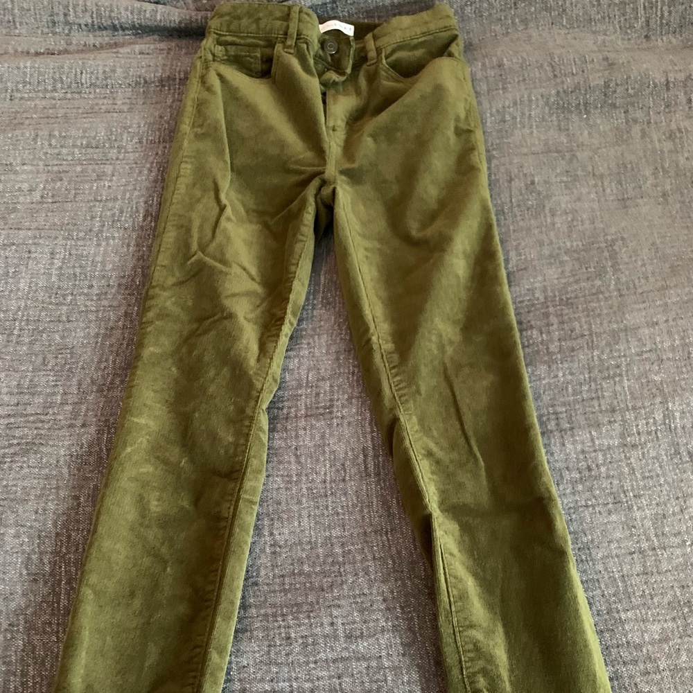 Loft corduroy high waist ankle length pant